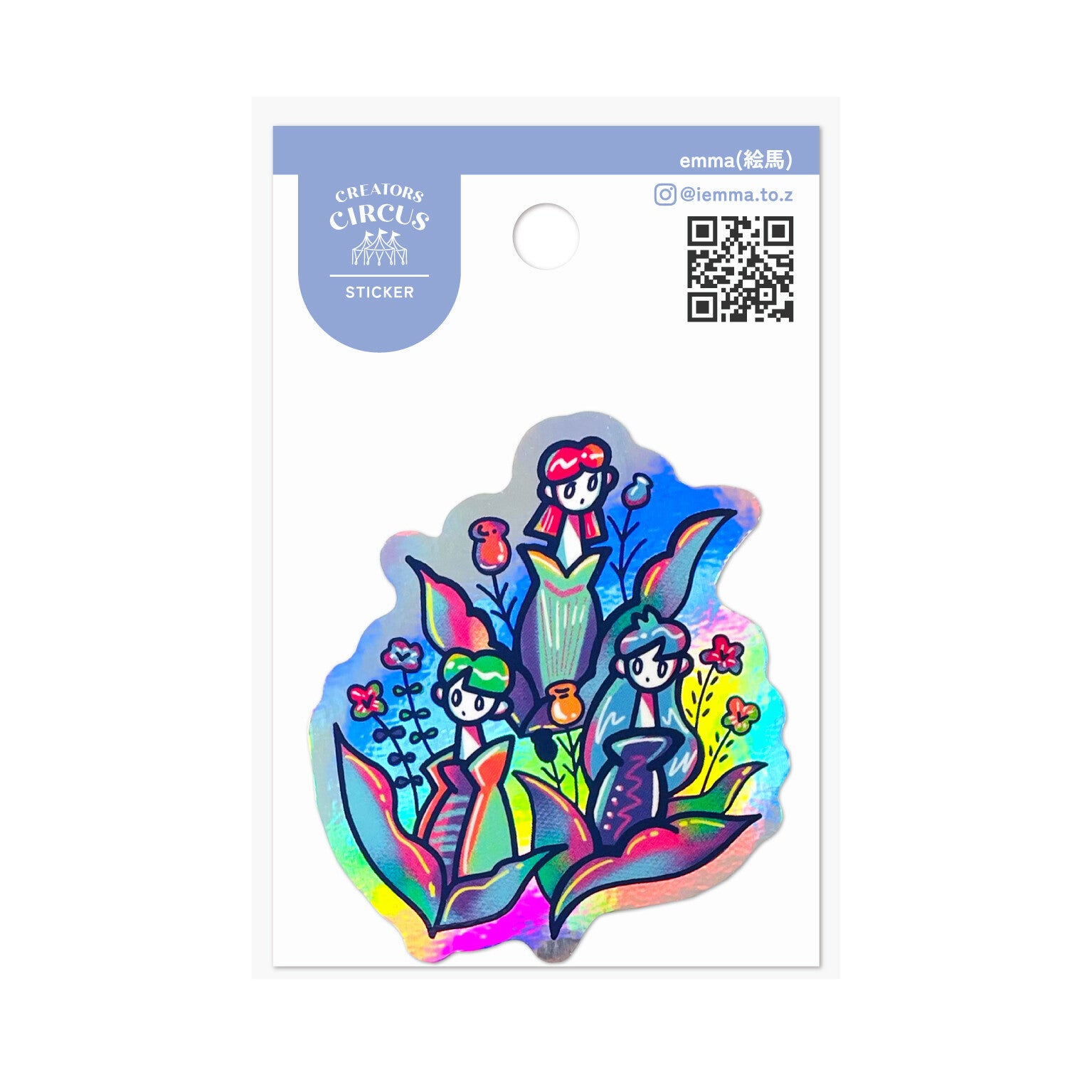 Frontier - CREATORS CIRCUS Sticker - emma (votive plaque)