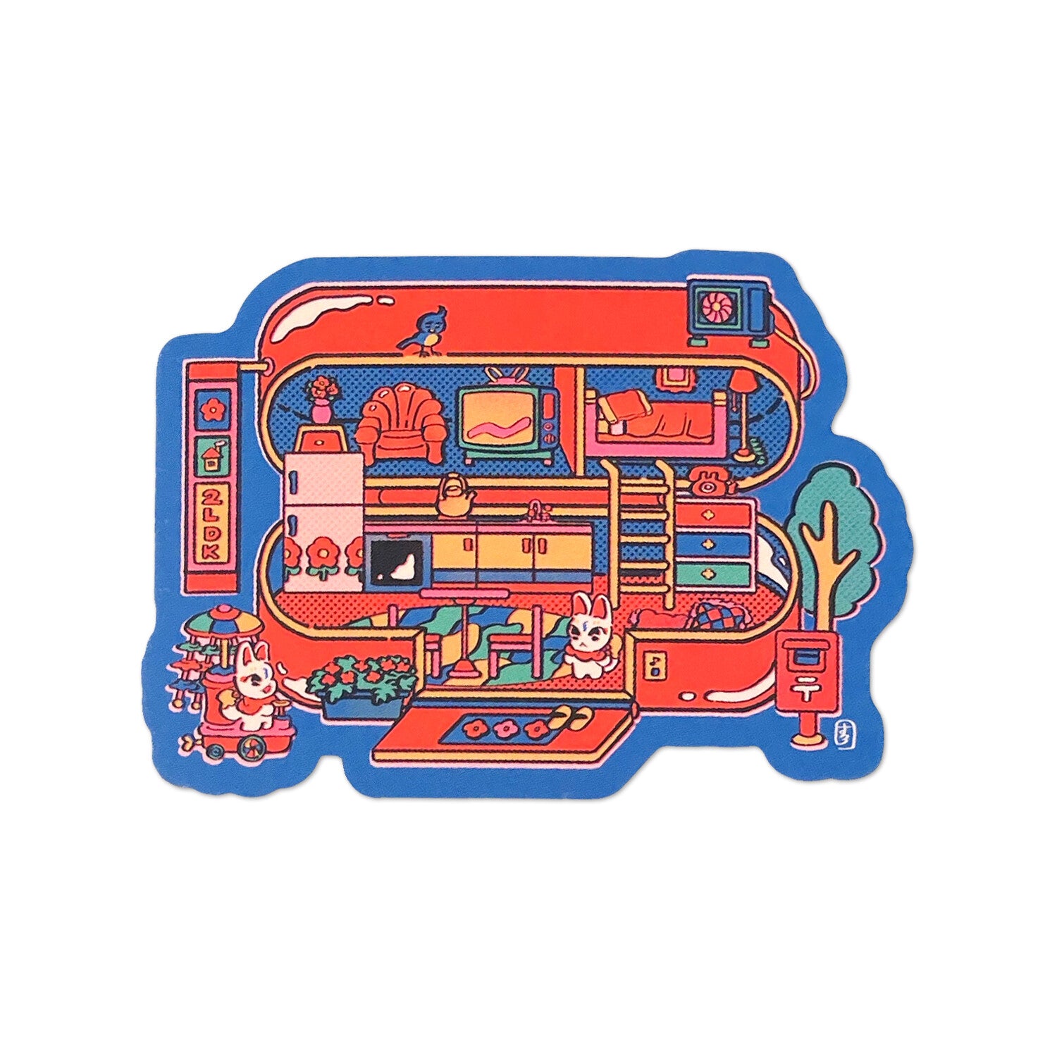 Frontier - CREATORS CIRCUS Sticker - Kyoko Nakamura