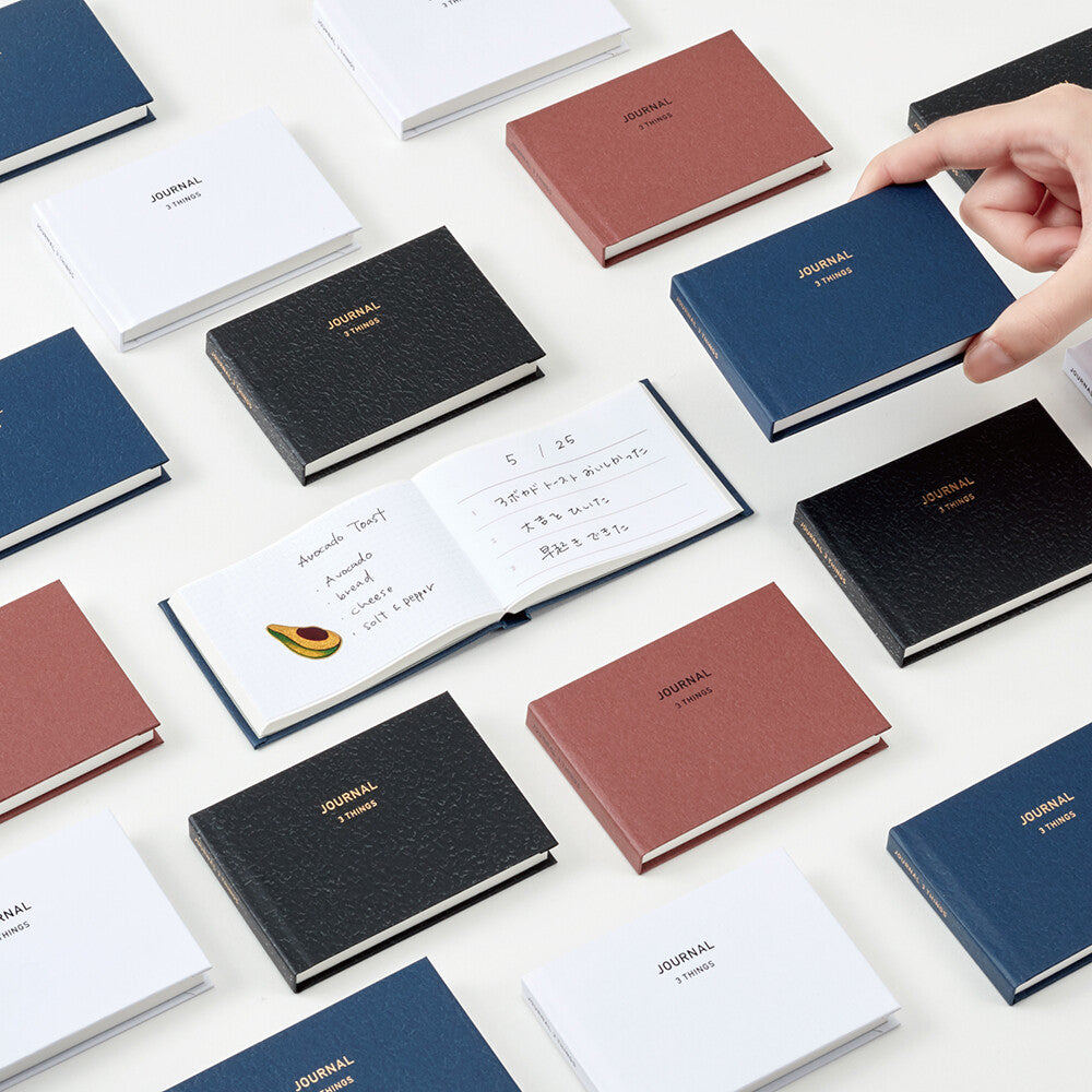 DAIGO Mini Date-Free Diary - Easy Journal 3 Things – Yoseka Stationery