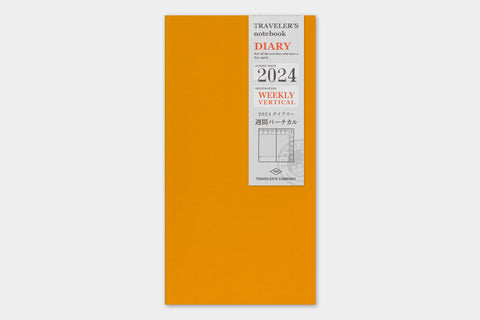 TRAVELER'S Notebook Regular Size 2024 Weekly Vertical