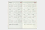 TRAVELER'S Notebook Regular Size 2025 Monthly (Pre-order Starts 10/1, Ships 10/16)