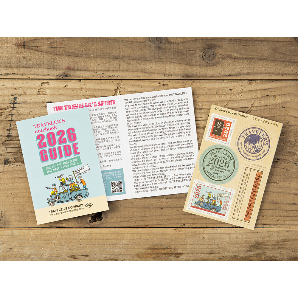 TRAVELER'S Notebook Passport Size 2026 Weekly – Yoseka Stationery