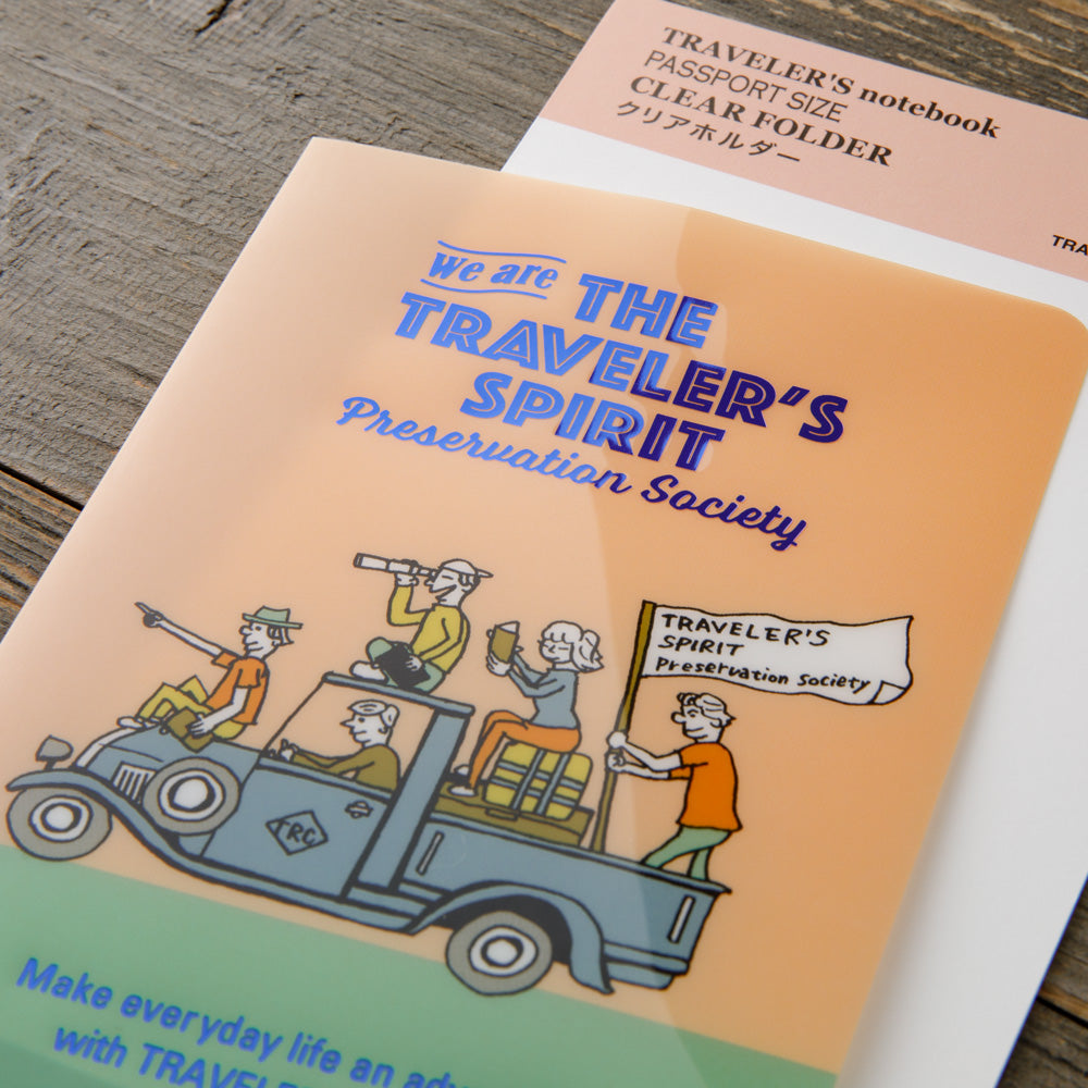 TRAVELER'S Notebook Passport Size Clear Folder 2026 – Yoseka