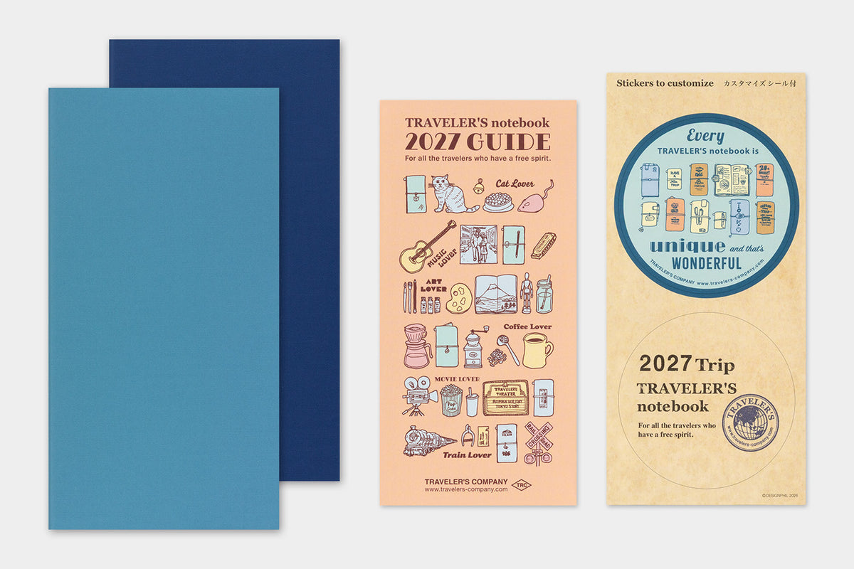 TRAVELER'S Notebook Regular Size 2027 Weekly + Memo (Pre-Order Starts Sept 7 @ 11am ET; Shipping Starts After 10/19)