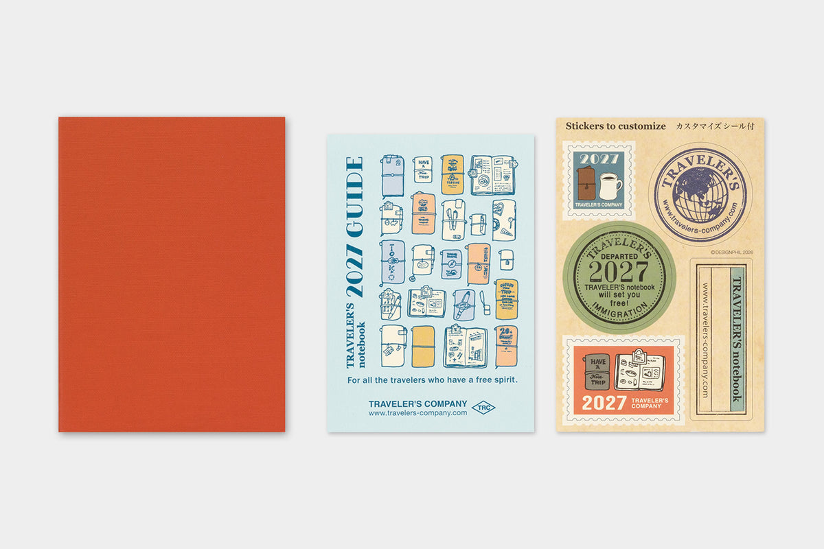 TRAVELER'S Notebook Passport Size 2027 Monthly (Pre-Order Starts Sept 7 @ 11am ET; Shipping Starts After 10/19)