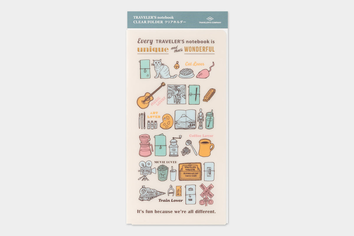 TRAVELER'S Notebook Regular Size Clear Folder 2027 (Pre-Order Starts Sept 7 @ 11am ET; Shipping Starts After 10/19)