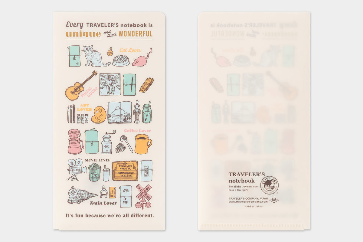 TRAVELER'S Notebook Regular Size Clear Folder 2027 (Pre-Order Starts Sept 7 @ 11am ET; Shipping Starts After 10/19)