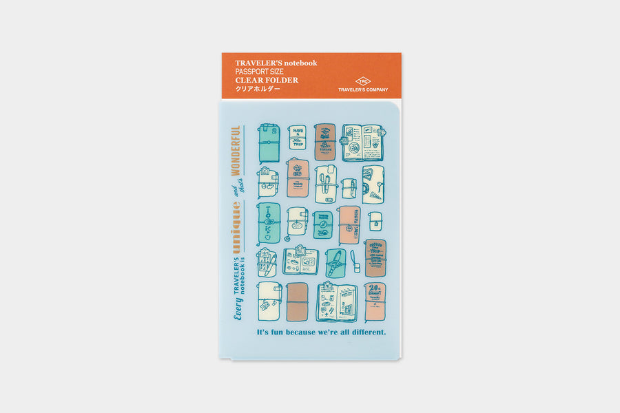 TRAVELER'S Notebook Passport Size Clear Folder 2027 (Pre-Order Starts Sept 7 @ 11am ET; Shipping Starts After 10/19)