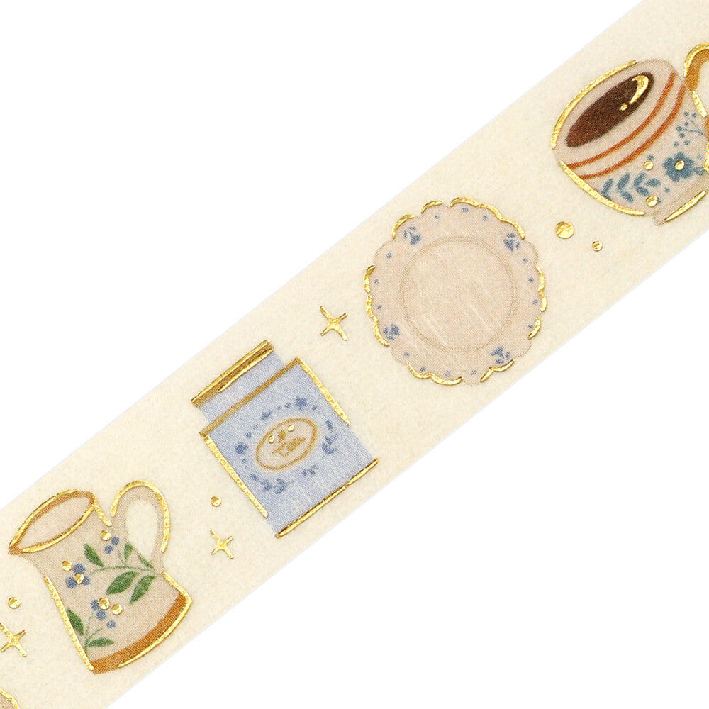 BGM Washi Tape - Foil Stamping Life - Afternoon Tea Set (Coming Soon)
