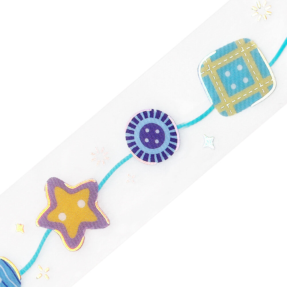 BGM Clear Tape - Foil Stamping Life - Colorful Buttons (Coming Soon)