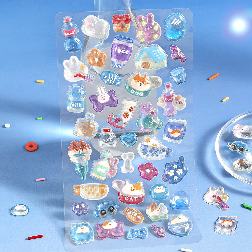 BGM 3D Sticker Sheet - Kyururun - Fun Life (Coming Soon)