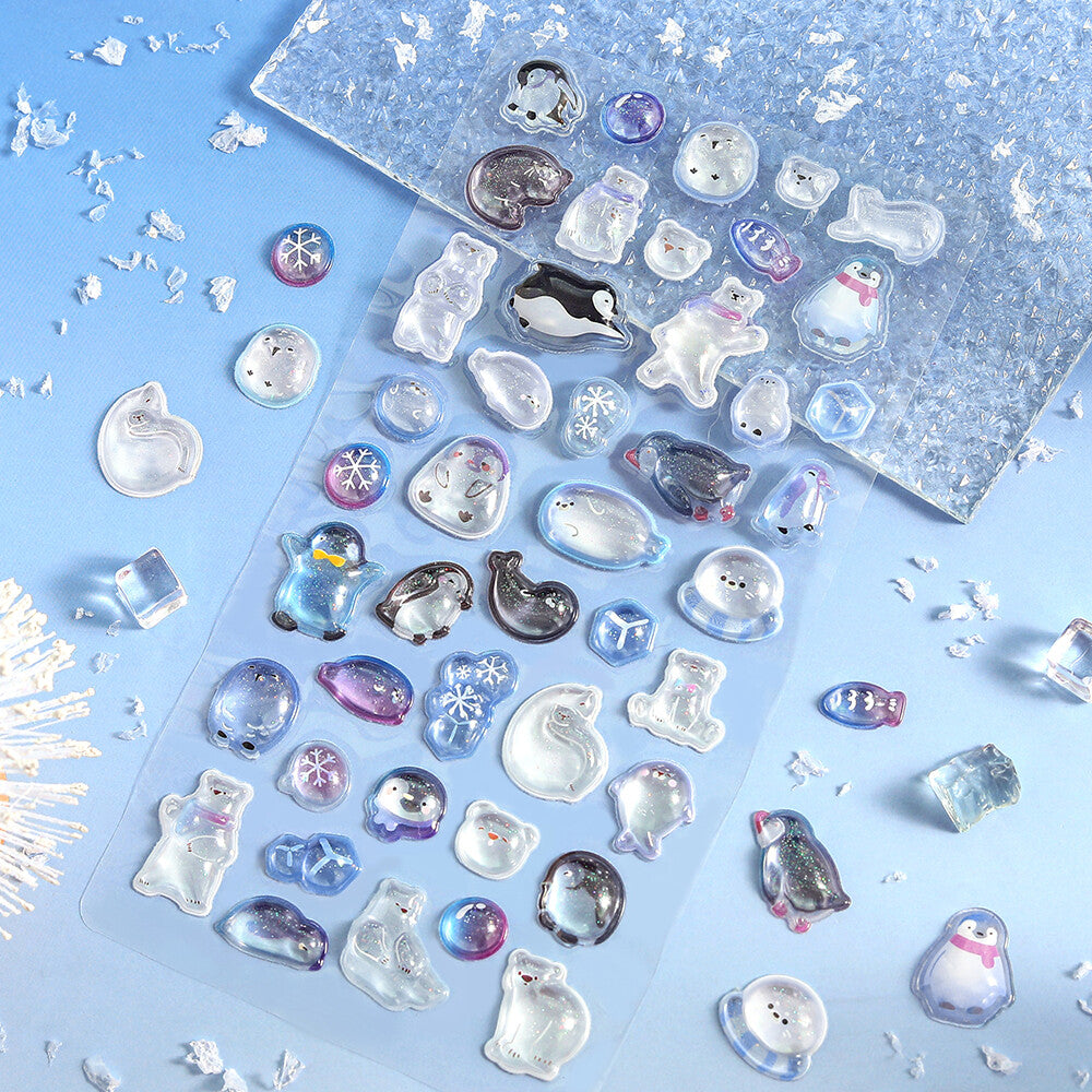 BGM 3D Sticker Sheet - Kyururun - Winter Animals (Coming Soon)