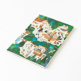 Yuru Log Notebook - Forest Animals - B6