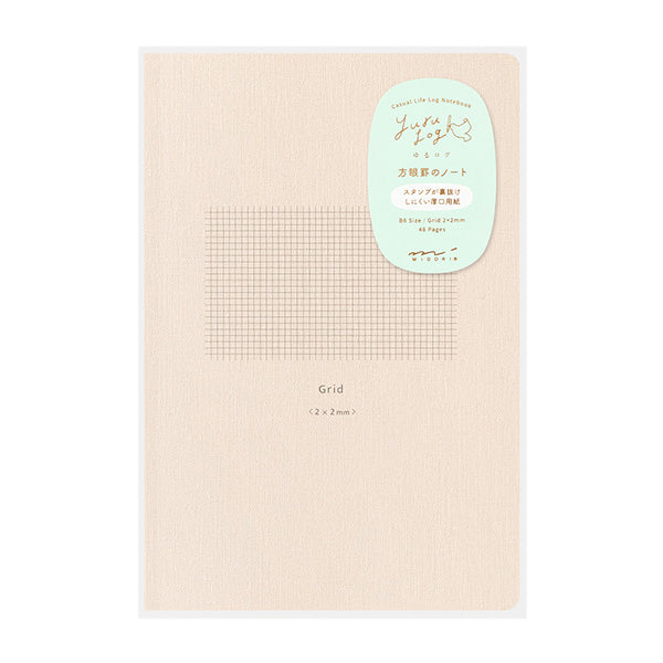 Yuru Log Notebook - Grid - B6