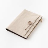 Yuru Log Notebook Cover - Cloth Beige - B6