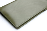 Raymay Davinci Olive Leather Slim Organizer - Bible Size - 8mm