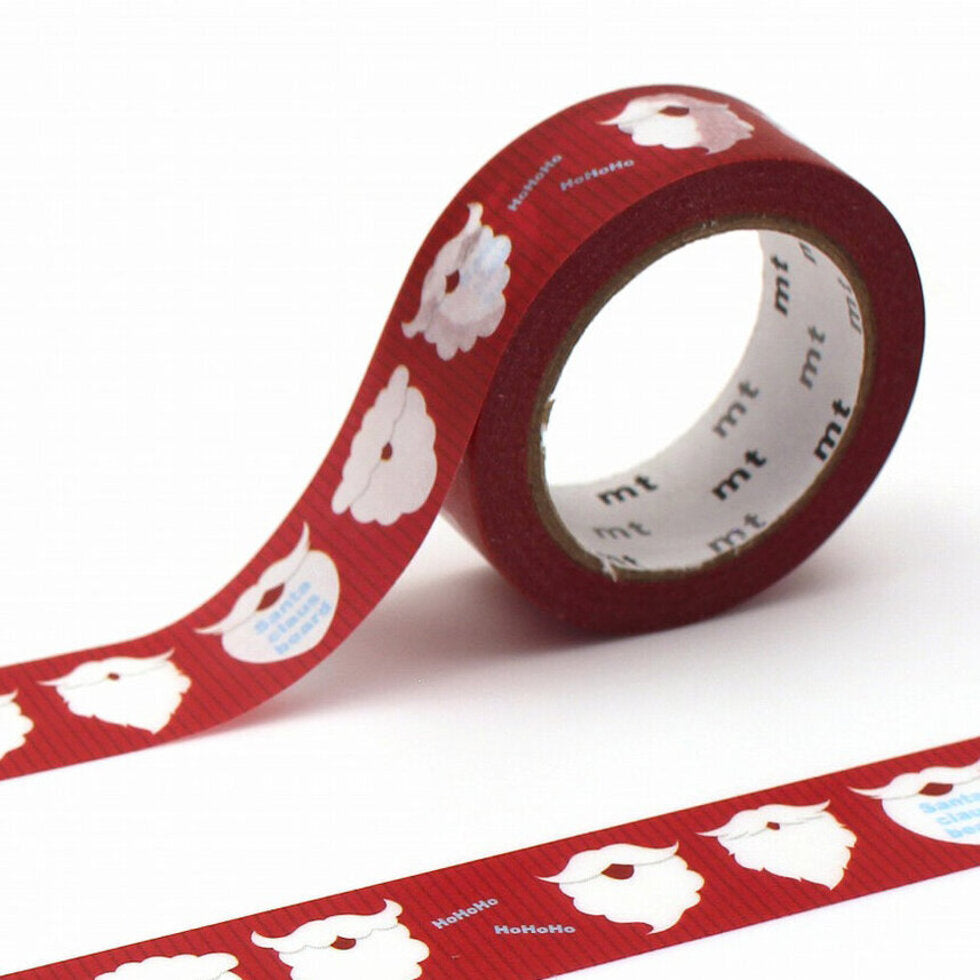 mt Washi Tape - Merry Christmas - Santa beard