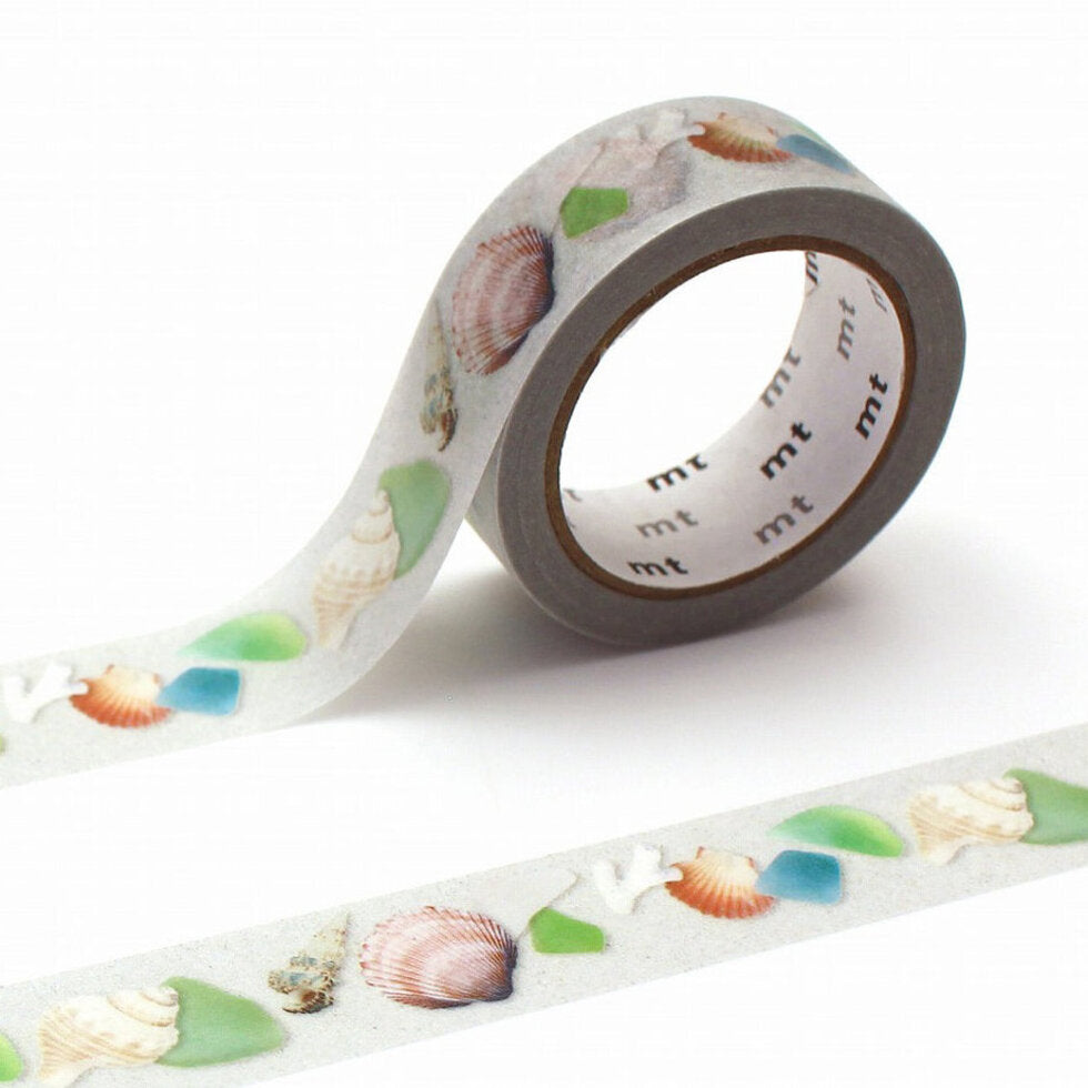 mt Washi Tape - ex - sea glass and shells