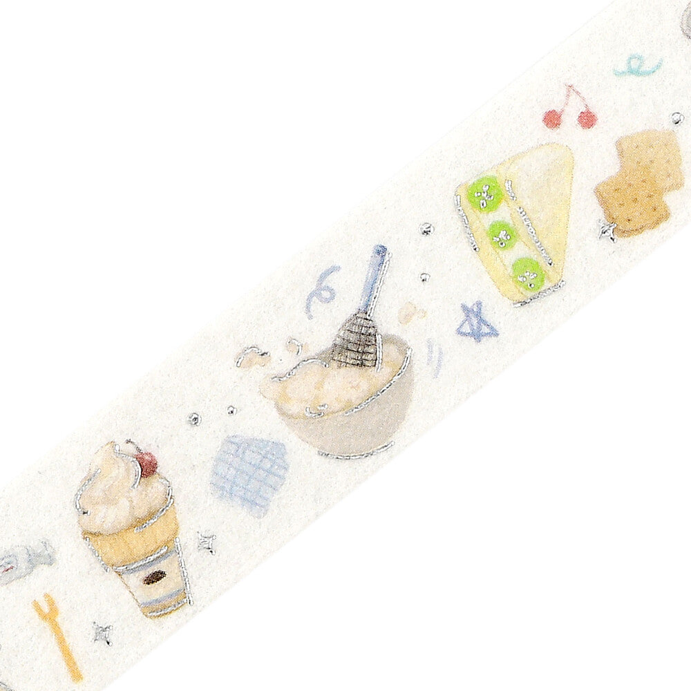 BGM Washi Tape - Foil Stamping - Tokimeki Flavor - Milk (Coming Soon)
