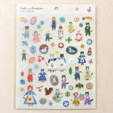 Cozyca - Aiko Fukawa - Cats and Buttons Transparent Sticker