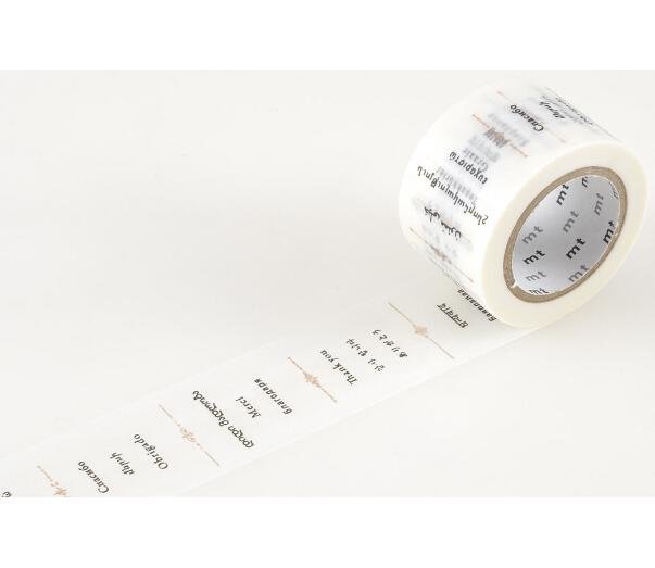 mt Washi Tape - "thank you" in the world