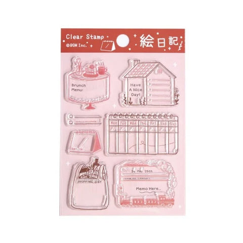 BGM Clear Stamp - Diary - Picture Diary