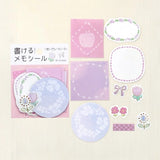 BGM Flake Sticker - Memo - Hana-Biyori - Pink