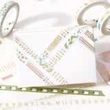 BGM Slim Washi Tape - Foil Stamping Life - 5mm - Design Book