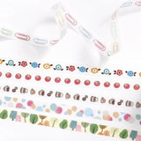 BGM Slim Washi Tape - 5mm - Colorful Polka Dots