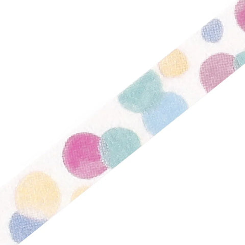 BGM Slim Washi Tape - 5mm - Colorful Polka Dots