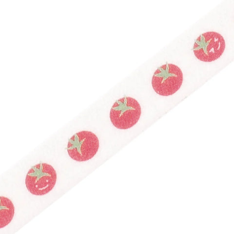 BGM Slim Washi Tape - 5mm - Tomato Time