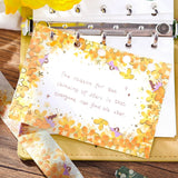 BGM Washi Tape - Foil Stamping - Flower Story - Flower Blizzard