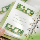 BGM Washi Tape - Foil Stamping - Flower Story - Flower Lights