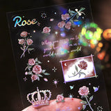 BGM - Foil Stamping Iride Sticker Sheets Vol.2 - Rose