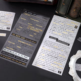 BGM -  Collage Seal Sticker Sheets - Typewriter