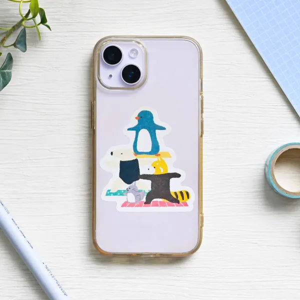 NB Die-cut Sticker - Yamanoha Neighborhood Association - Yoga