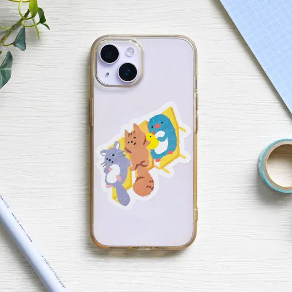 NB Die-cut Sticker - Yamanoha Neighborhood Association - Sauna