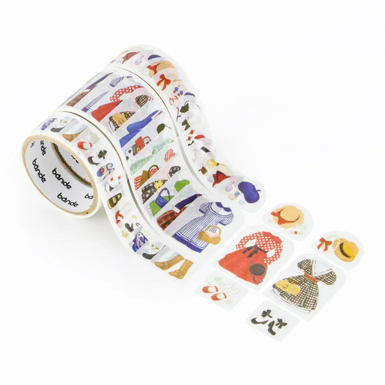 Bande Roll Sticker Set - Today's Outfit - Retro Cinema Lady (Coming Soon)