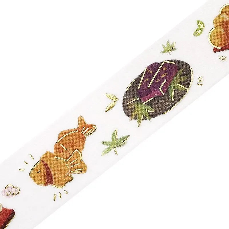 BGM Washi Tape - Foil Stamping - IPPAI - Full of Wagashi (Japanese Sweets) (Coming Soon)