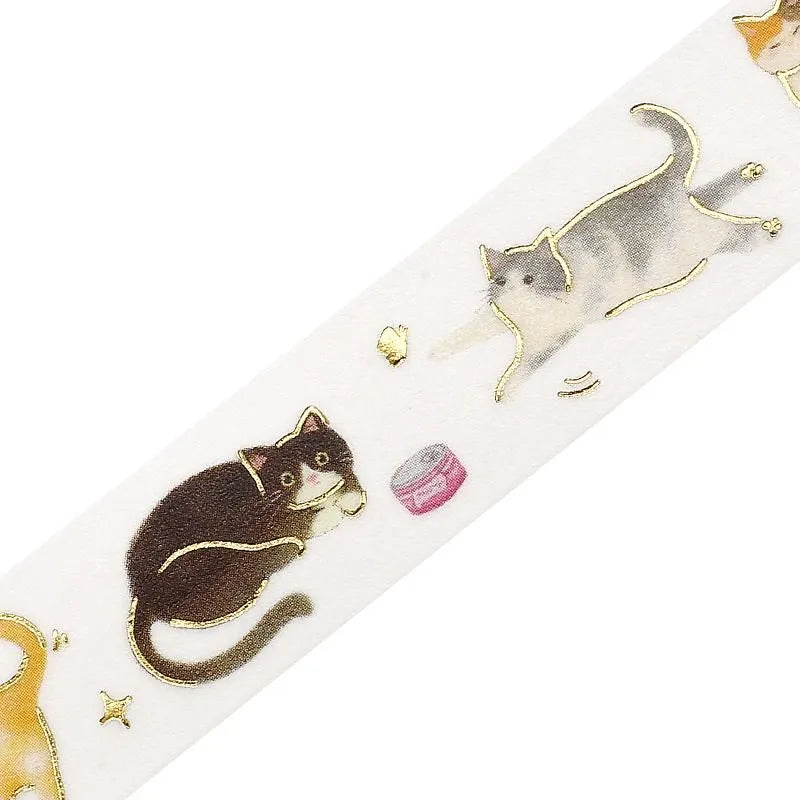 BGM Washi Tape - Foil Stamping - IPPAI - Full of Cats (Coming Soon)