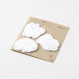 Midori Point Sticky Notes - White Dog