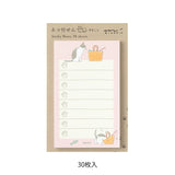 Midori To-do Sticky Notes - Cat - Pink