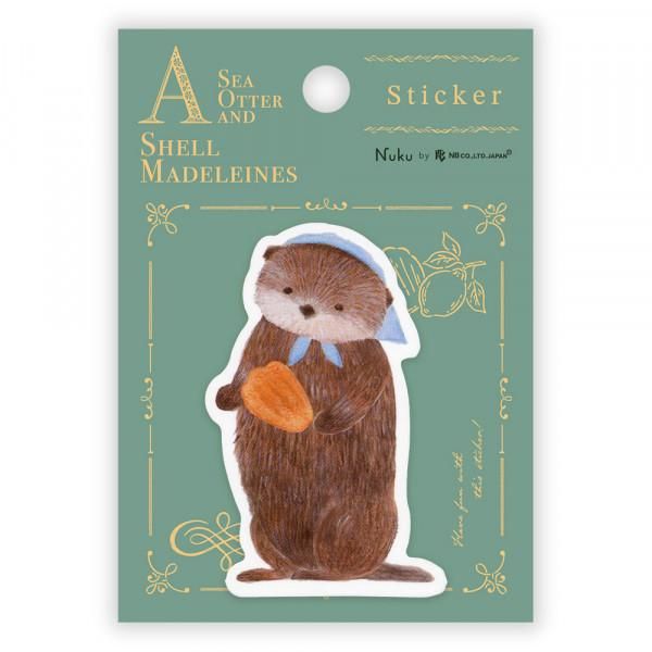 NB Die-cut Sticker - Ressa - A Sea Otter and Shell Madeleines (Coming Soon)