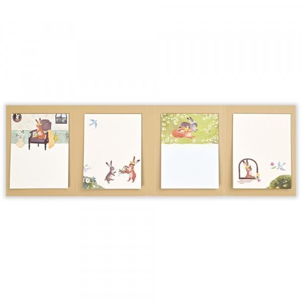 NB Sticky Notes - Ressa - A Rabbit with a Floral Ornament (Coming Soon)