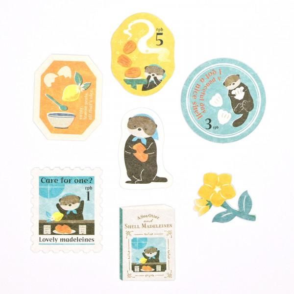 NB Flake Stickers - Ressa - A Sea Otter and Shell Madeleines (Coming Soon)