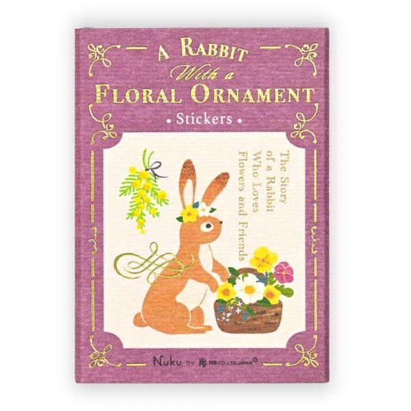 NB Flake Stickers - Ressa - A Rabbit with a Floral Ornament (Coming Soon)
