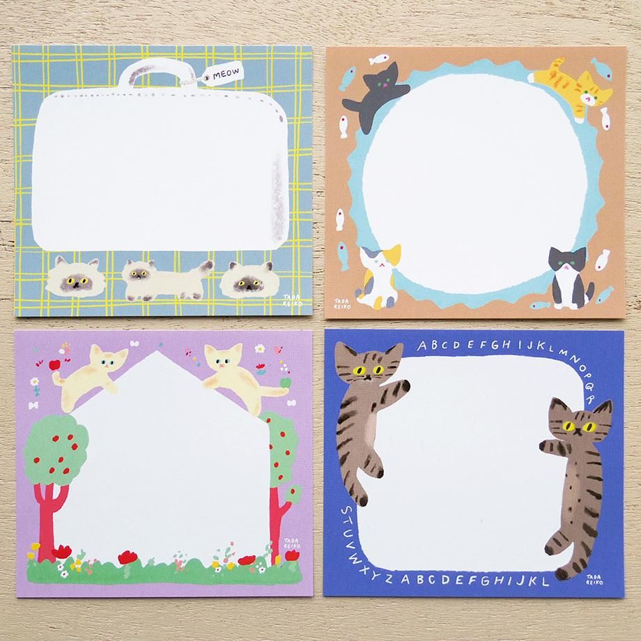 Cozyca - Reiko Tada Memo Pad - Cat's Life (Coming Soon) – Yoseka