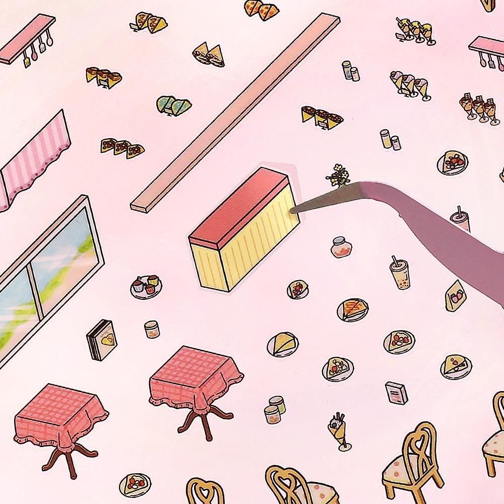 BGM Deco 2.5D Sticker - Diorama - Crepe Shop (Coming Soon
