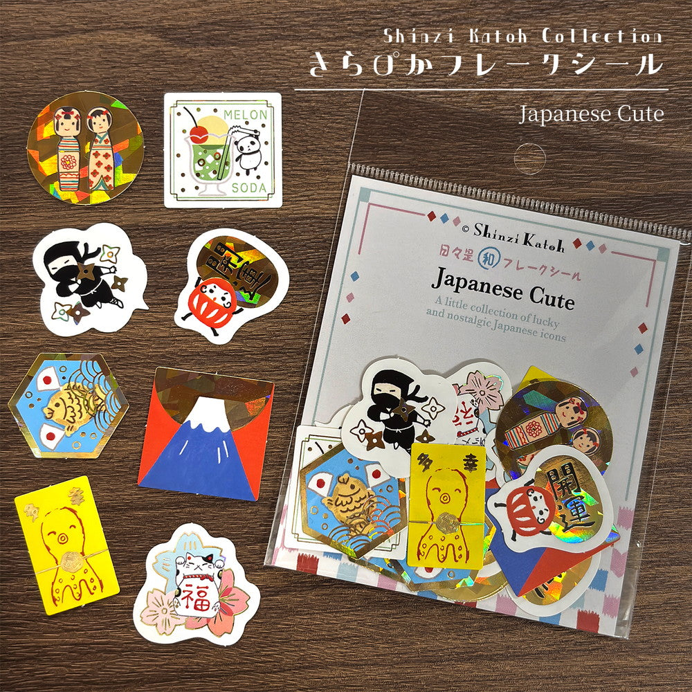 孤独　foil SEAL-DO Gold-Foil Flake Sticker - Japanese Cute (Coming Soon