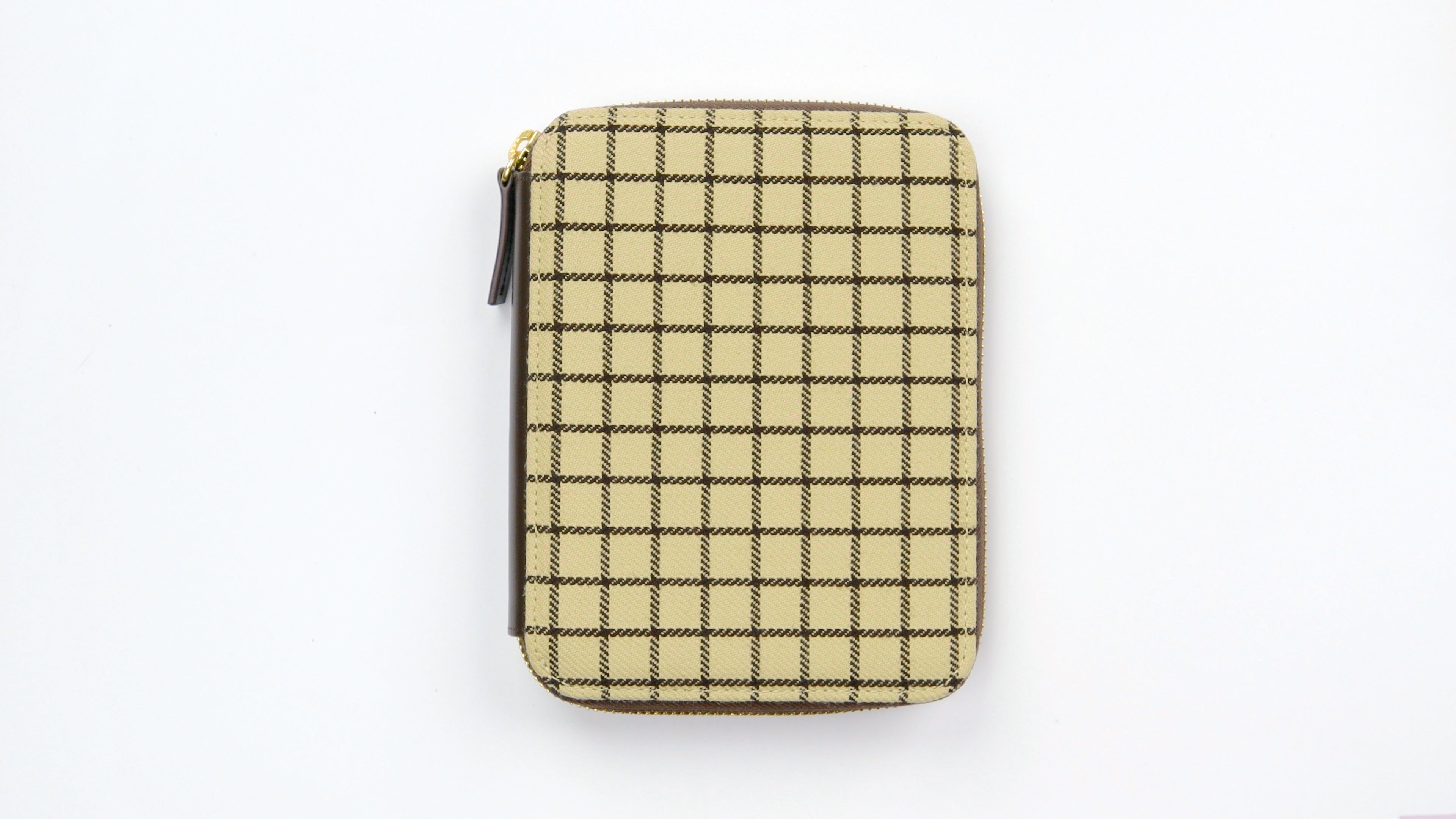 Hobonichi Techo Cover 2025 - Taut Zipped (Cafe au Lait Plaid) - A6